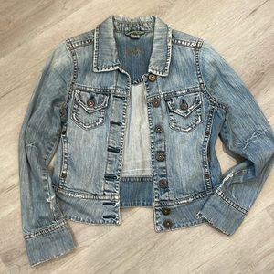 Distressed Denim Jacket
